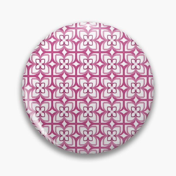 Item preview,  Seamless Pink Floral Geometric Pattern with Arch Motifs designed and sold by ANGOON7455.