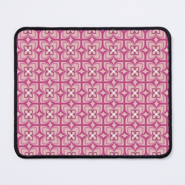 Item preview, Seamless Pink Floral Geometric Pattern with Arch Motifs designed and sold by ANGOON7455.