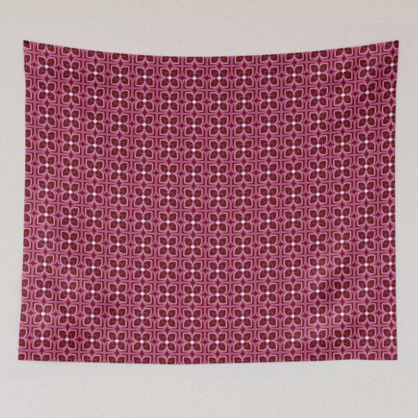 Item preview,  Seamless Pink Floral Geometric Pattern with Arch Motifs designed and sold by ANGOON7455.