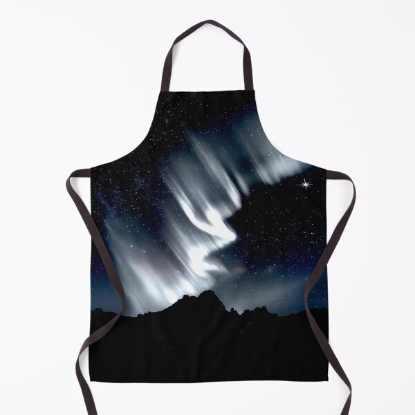 Item preview, Celestial Dance: Northern Lights Over Mountain Silhouette designed and sold by Exodoi.