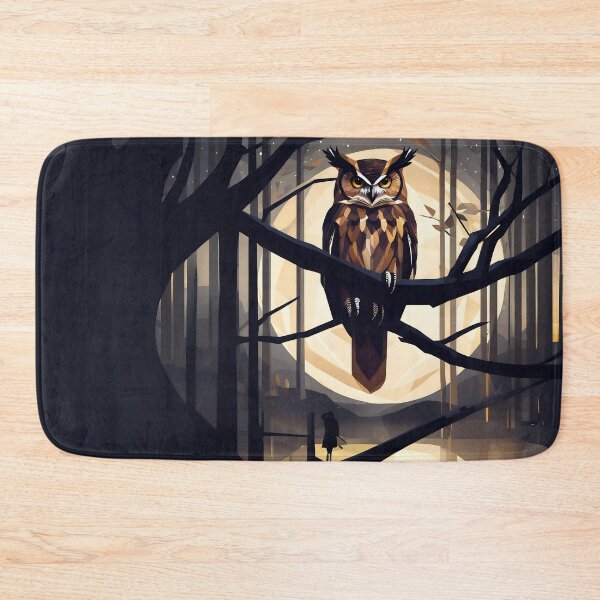 Item preview, Great Horned Owl with Piercing Eyes designed and sold by Niko Pantele.