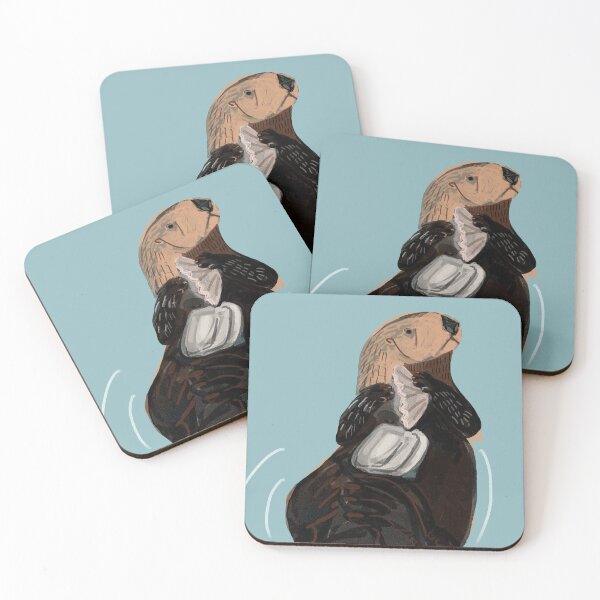 Item preview, California sea otter designed and sold by belettelepink.