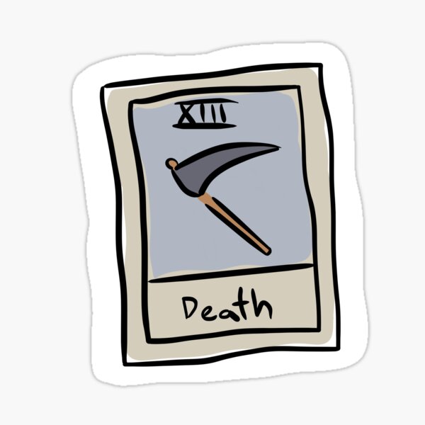 Artikel-Vorschau von Minimalistische Todes-Tarotkarte, designt und verkauft von ad-jusitiam.