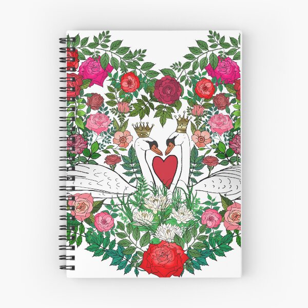 Item preview, Garden of the Swans King and Queen designed and sold by IrishVikingDesigns.
