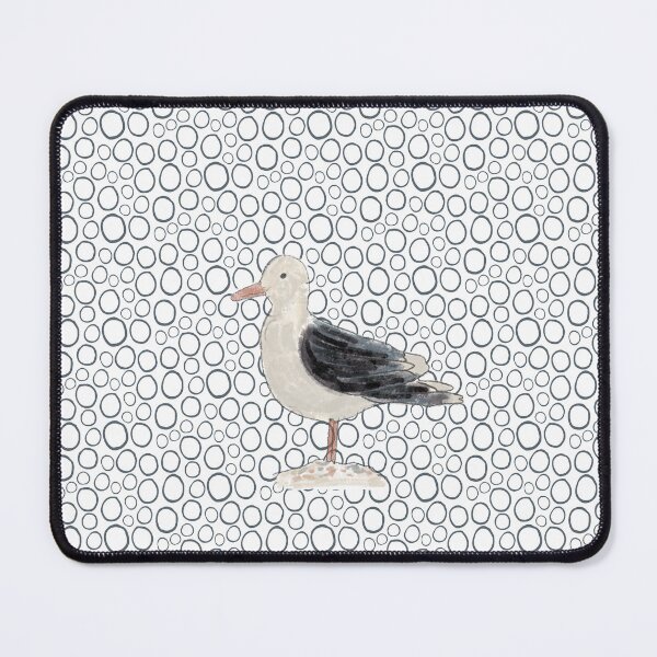Item preview, Seagull with Grey Bubbles designed and sold by K Jolly Art .