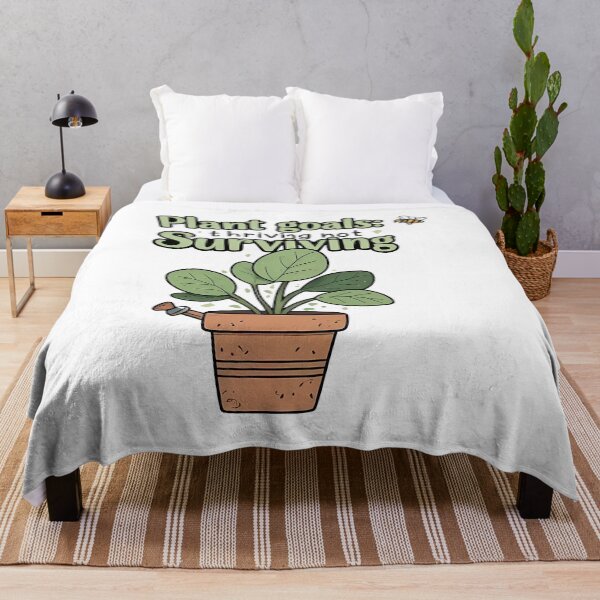 Item preview, Plant Goals: Thriving Not Surviving – Cute & Botanical designed and sold by zoughlal.