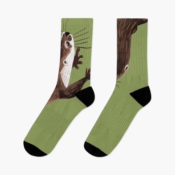 Item preview, Totem Amblonyx otter green designed and sold by belettelepink.