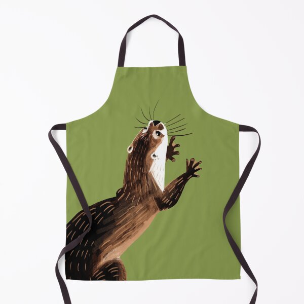 Artikelvorschau, Totem Amblonyx Otter grün entworfen und verkauft von belettelepink.