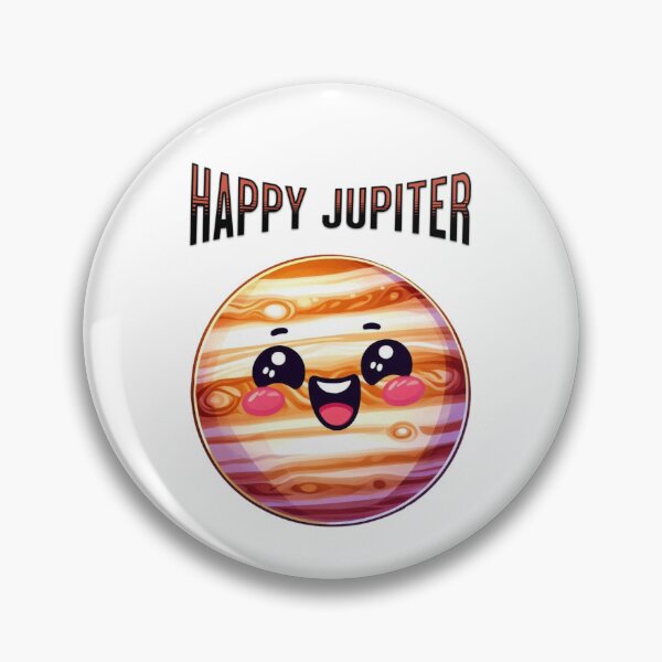 Item preview, Happy Jupiter Cartoon Illustration - Adorable and Humorous Planet Art for Kids & Space Lovers Series 3 designed and sold by Psycho-Crazy.