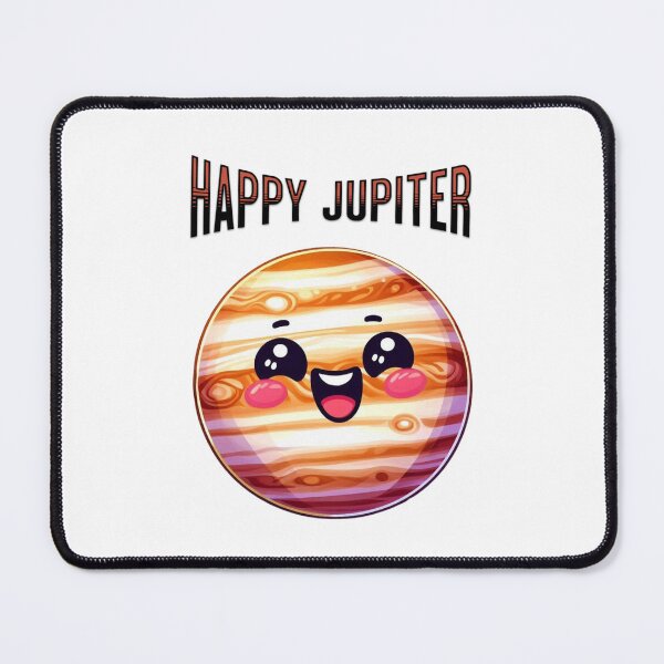 Item preview, Happy Jupiter Cartoon Illustration - Adorable and Humorous Planet Art for Kids & Space Lovers Series 3 designed and sold by Psycho-Crazy.
