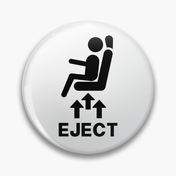 Item preview, Eject Fake Button Passenger Seat Prank designed and sold by PixVib.
