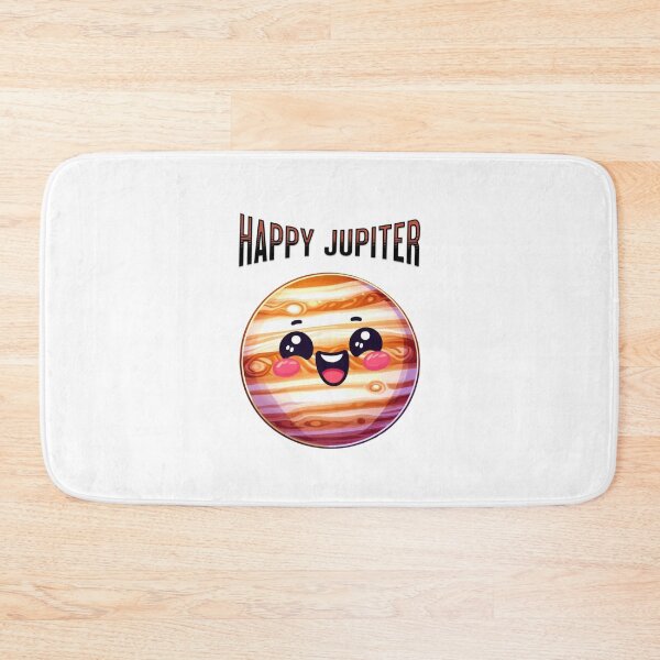 Item preview, Happy Jupiter Cartoon Illustration - Adorable and Humorous Planet Art for Kids & Space Lovers Series 3 designed and sold by Psycho-Crazy.