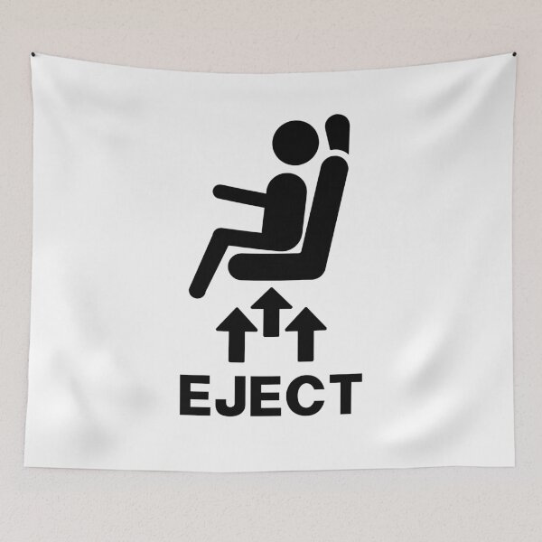 Item preview, Eject Fake Button Passenger Seat Prank designed and sold by PixVib.