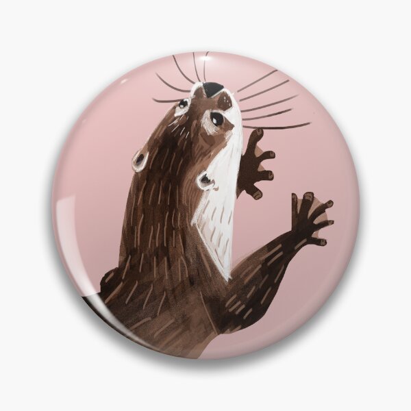 Item preview, Totem Amblonyx otter pink designed and sold by belettelepink.