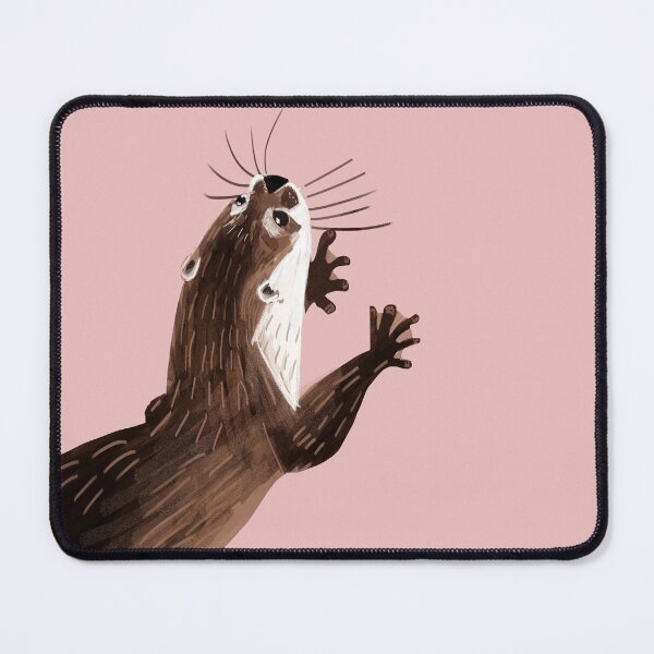 Item preview, Tótem Amblonyx nutria rosa designed and sold by belettelepink.