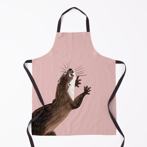 Artikelvorschau, Totem Amblonyx Otter rosa entworfen und verkauft von belettelepink.