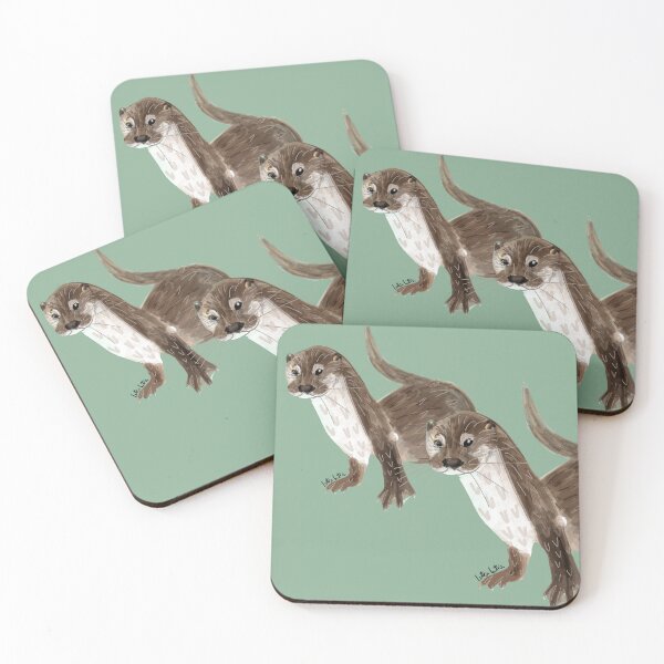 Artikelvorschau, Glücklicher Otter (Lutra lutra) entworfen und verkauft von belettelepink.