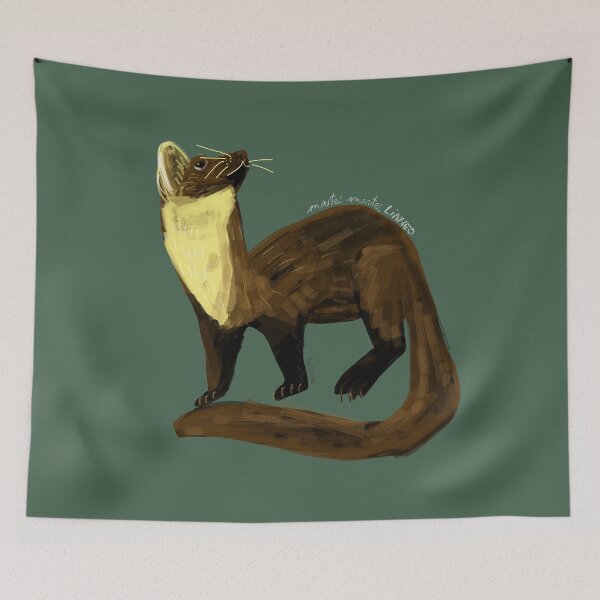 Artikelvorschau, Kartenversion von Marten Mustelid entworfen und verkauft von belettelepink.