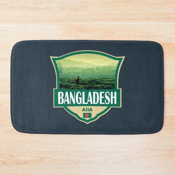 Item preview, Bangladesh Illustration Retro Badge designed and sold by KrisSidDesigns.