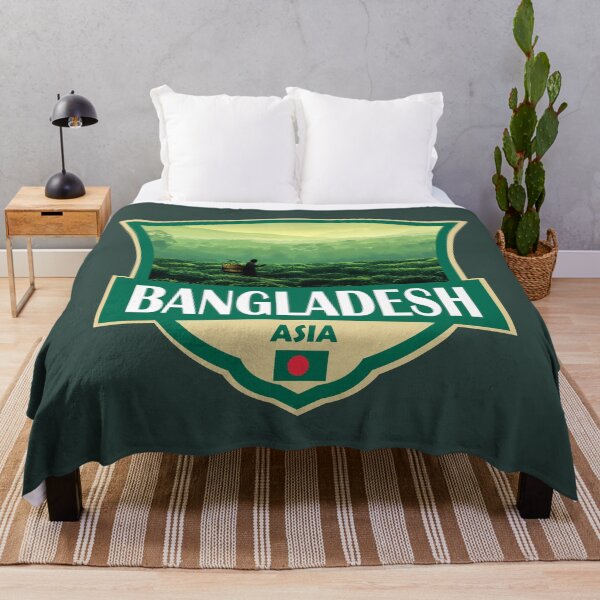 Item preview, Bangladesh Illustration Retro Badge designed and sold by KrisSidDesigns.