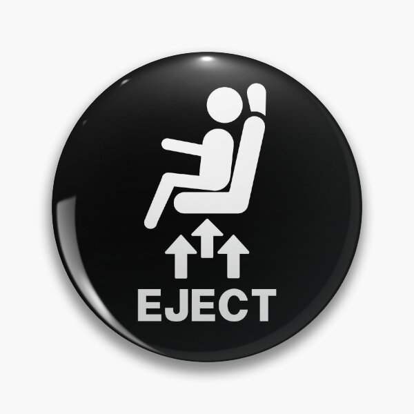 Item preview, Funny Eject Button Car Prank designed and sold by PixVib.