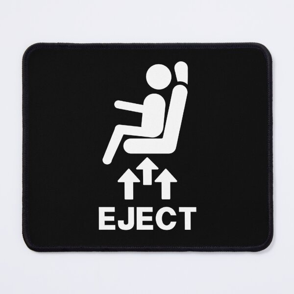 Item preview, Funny Eject Button Car Prank designed and sold by PixVib.