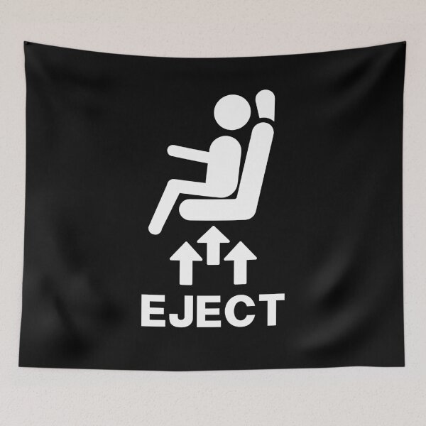 Item preview, Funny Eject Button Car Prank designed and sold by PixVib.