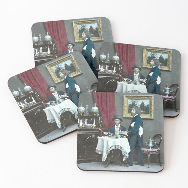 Item preview, Japanese men having lunch designed and sold by 19th Century in Color.