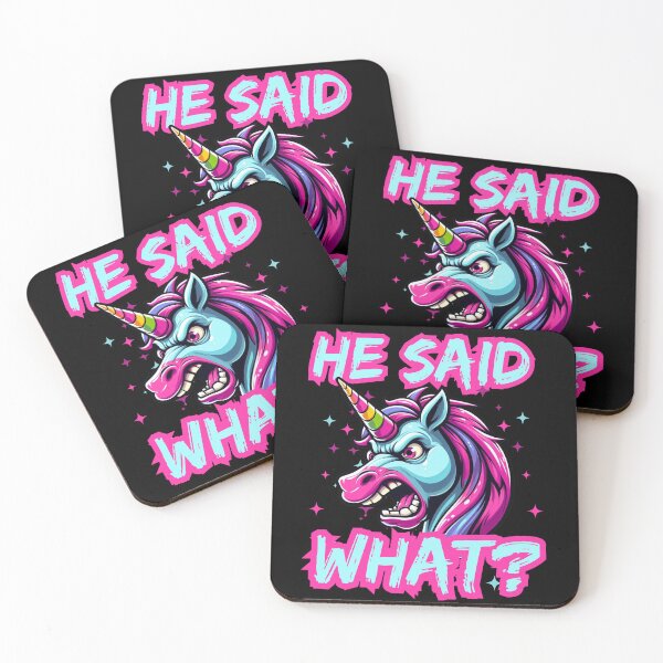 Item preview, Angry Unicorn | He Said What designed and sold by McThingummy.