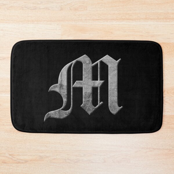 Item preview, Capital Letter M - Worn Stone Effect Gothic Blackletter Script / Old English Font designed and sold by STUDIO-72.