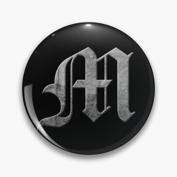 Item preview, Capital Letter M - Worn Stone Effect Gothic Blackletter Script / Old English Font designed and sold by STUDIO-72.
