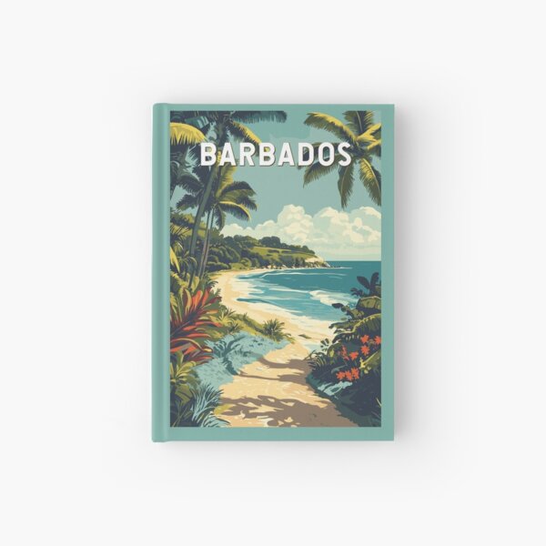 Item preview, Barbados Illustration Travel Art Vintage designed and sold by KrisSidDesigns.