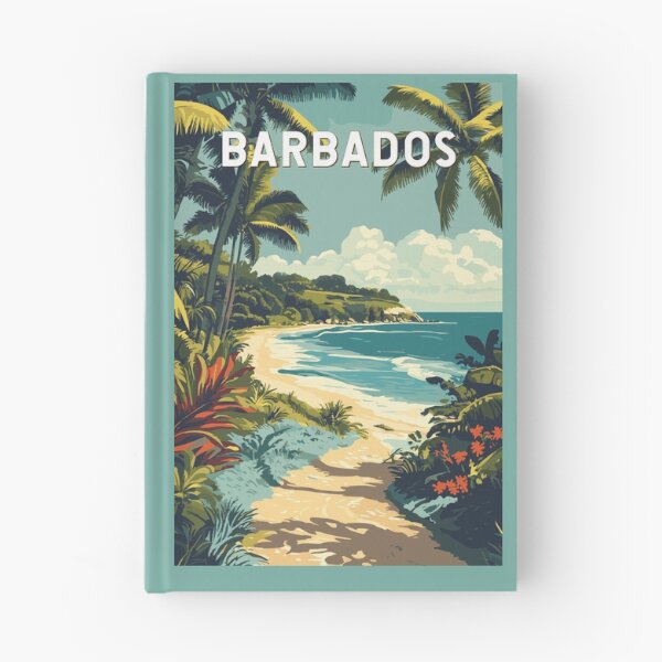 Item preview, Barbados Illustration Travel Art Vintage designed and sold by KrisSidDesigns.