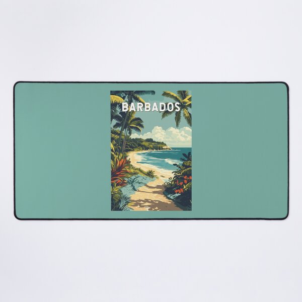 Item preview, Barbados Illustration Travel Art Vintage designed and sold by KrisSidDesigns.