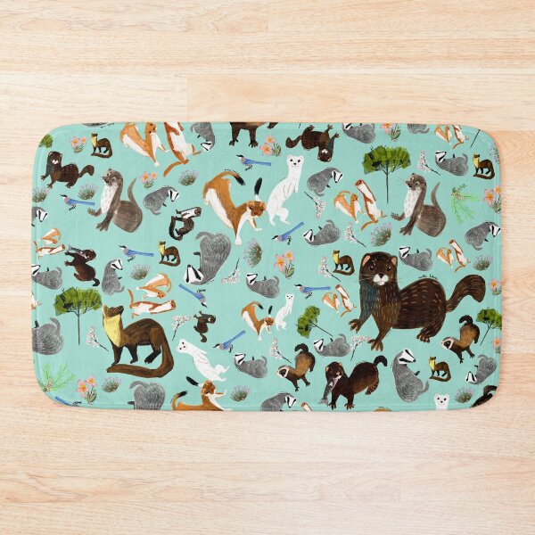 Item preview, Mustelids from Spain pattern designed and sold by belettelepink.