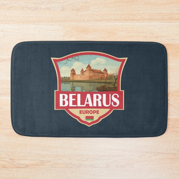 Item preview, Belarus Illustration Retro Badge designed and sold by KrisSidDesigns.