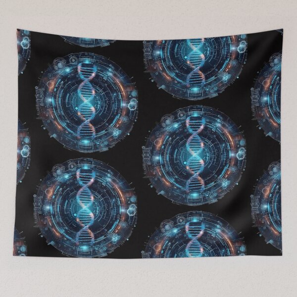 Item preview,    illustration of the dna double helix designed and sold by WOLNEYBR.