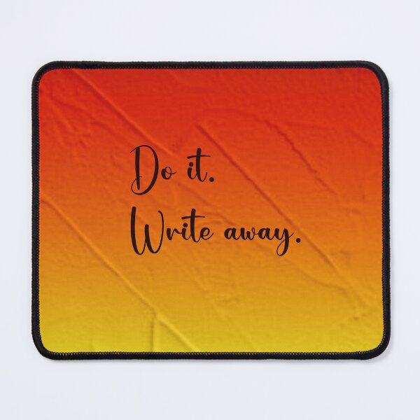 Item preview, Do It. Write Away. designed and sold by SuspendedDreams.