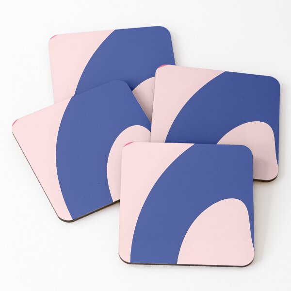 Item preview, Biomorphic Abstract - Pink and Blue Modern Art designed and sold by MOBI-CASE.