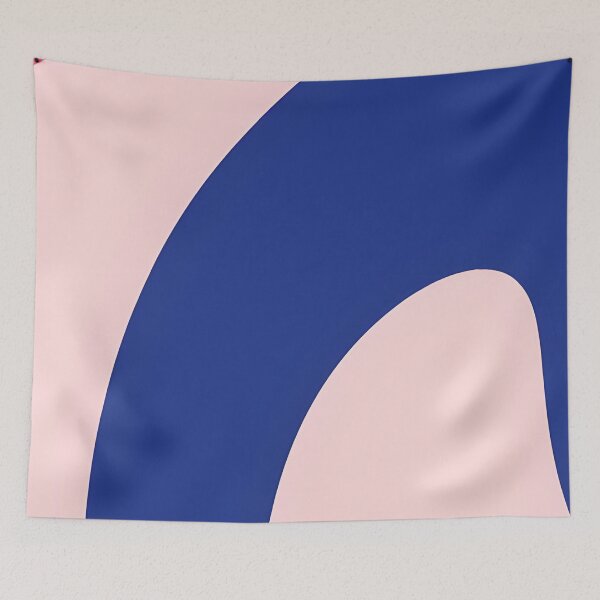Item preview, Biomorphic Abstract - Pink and Blue Modern Art designed and sold by MOBI-CASE.