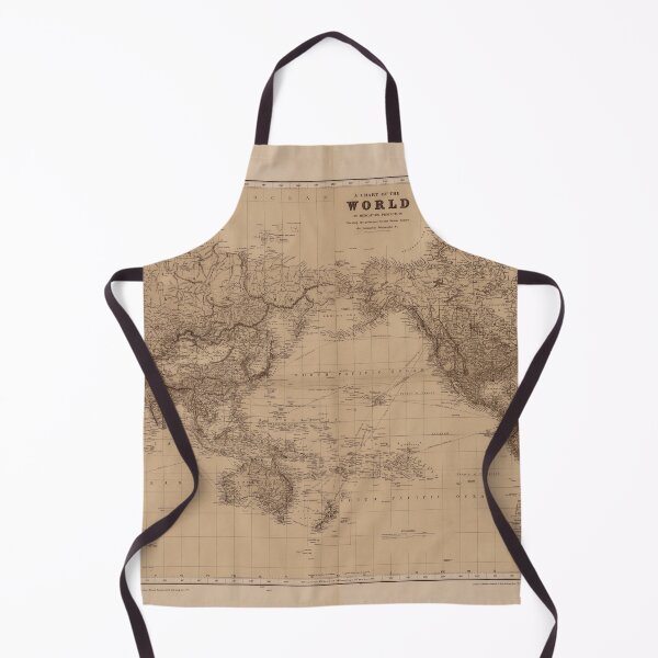 Item preview, Vintage 1904 World Map Poster – Antique-Style Atlas Print Large Sepia Map designed and sold by EmilyUpNorth.