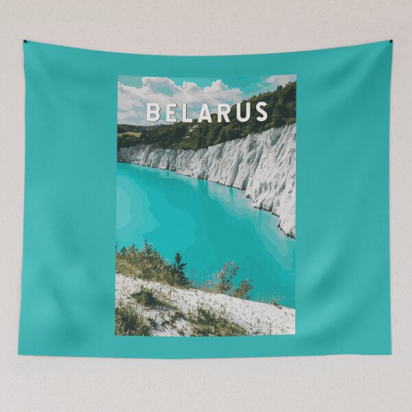 Item preview, Belarus Illustration Travel Art Vintage designed and sold by KrisSidDesigns.