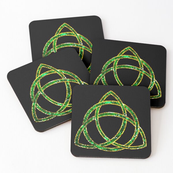 Item preview, Cosmic Triquetra - Gold and Green Version  designed and sold by SilverFantasy.