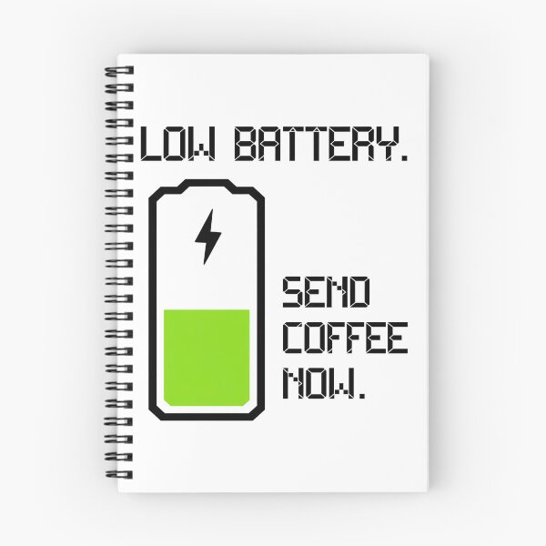 Item preview, Low Battery Send Coffee Funny  designed and sold by Taans-Creation.