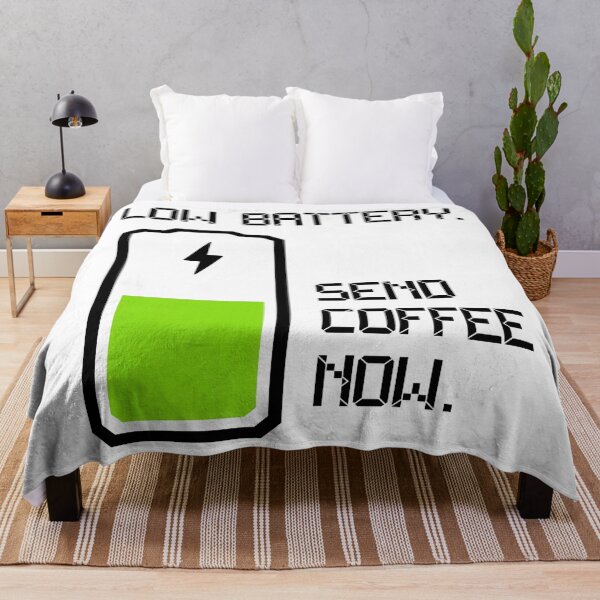 Item preview, Low Battery Send Coffee Funny designed and sold by Taans-Creation.