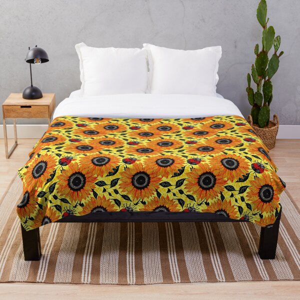 Item preview, Sunflower Batik Pattern designed and sold by pearl-carnation.