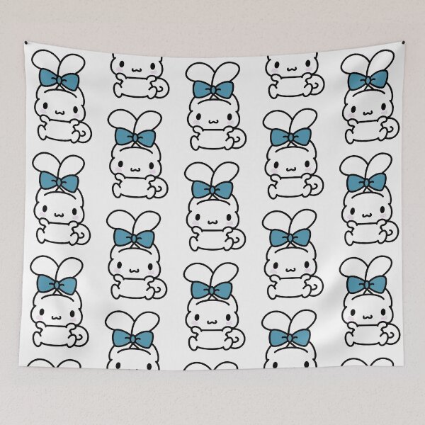 Item preview, Cute Bunny wearing bow designed and sold by Thing3of4girlie.