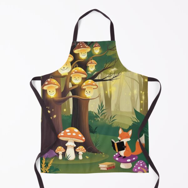 Item preview, Woodland Fox whimsical design. Toadstool Lanterns. designed and sold by Shoot-The-Moon.