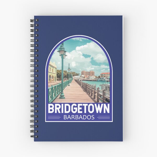 Item preview, Bridgetown Barbados Travel Art Emblem designed and sold by KrisSidDesigns.