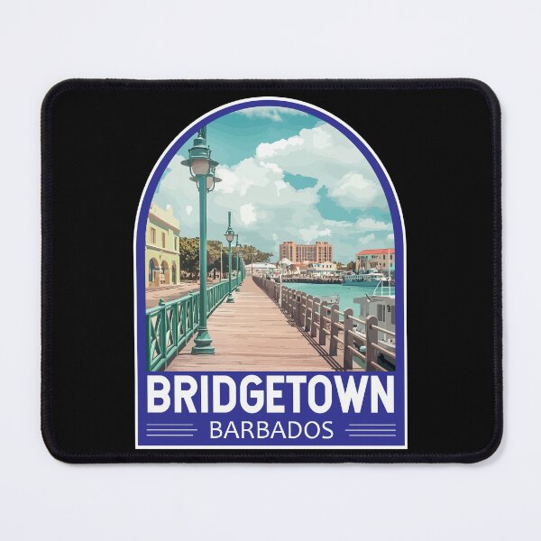 Item preview, Bridgetown Barbados Travel Art Emblem designed and sold by KrisSidDesigns.